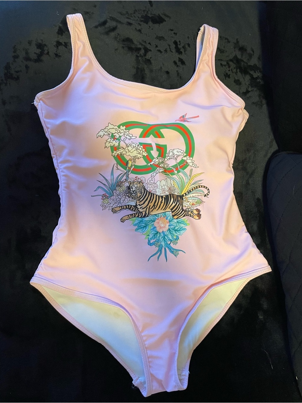 Authentic Gucci Pink Labelled Swimsuit